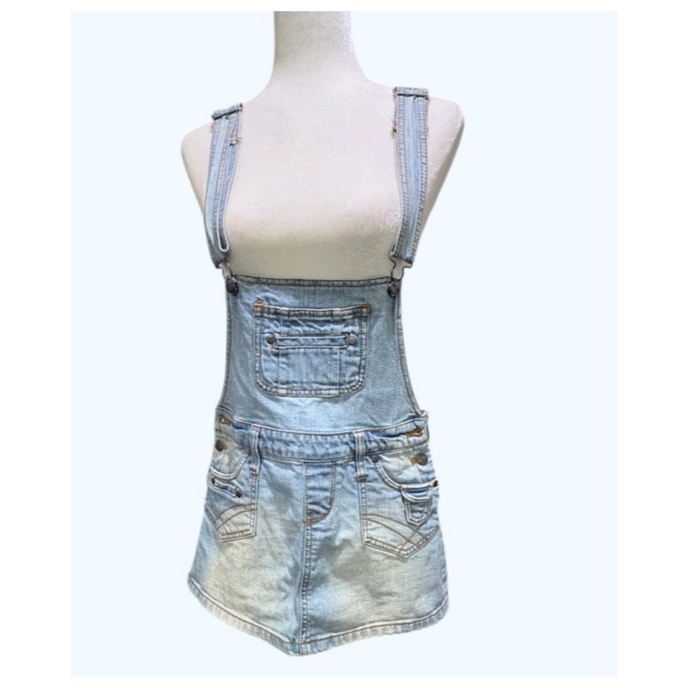 HINT JEANS Denim Overall Dress Jumper Junior Size 3